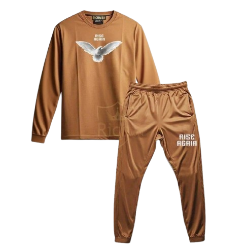 Men's Micro Printed Track Suit