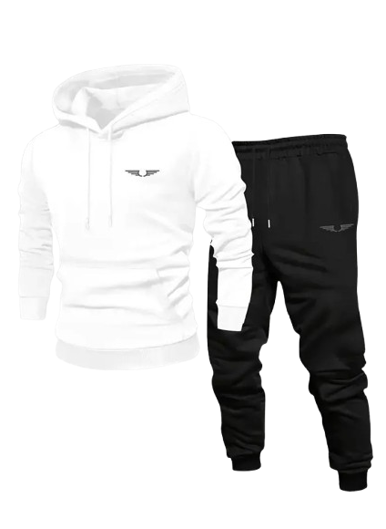 Men's Fleece Printed Track Suit